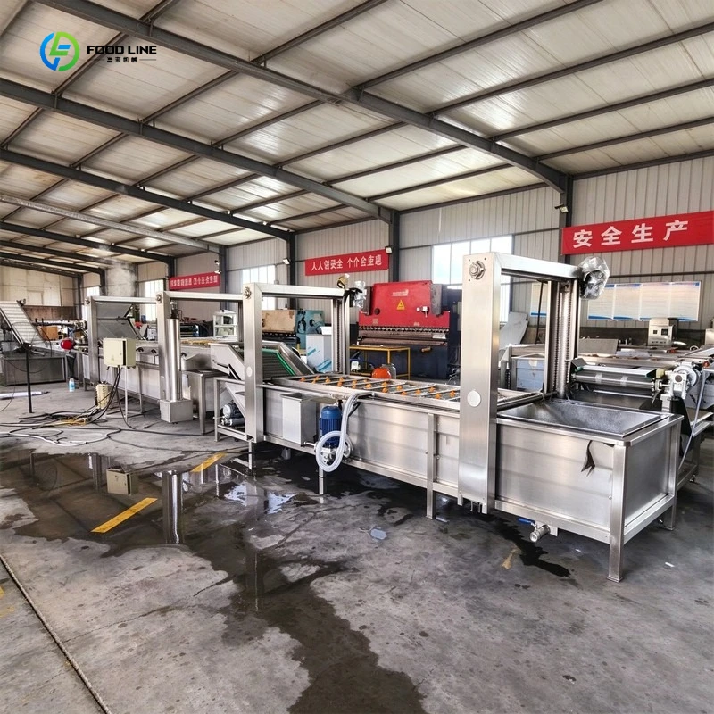Chichken Deep Fryer Banana Chips Making Machine Plantain Chips Line Automatic Onion Garri Frying Production Line FL Customized