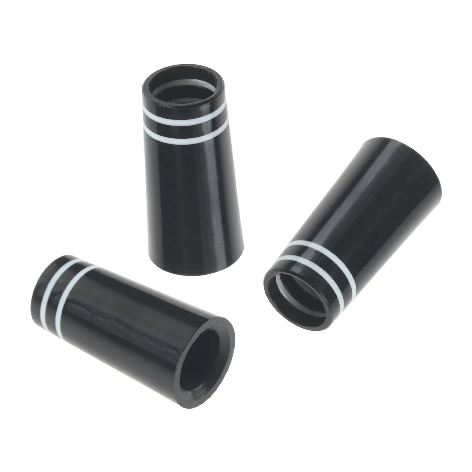 10 Stuks Plastic Golf Ferrules Met Dubbele Witte Ring Voor 0.358 Tips Golfas Mouw Adapter Vervangende Club Schachten Accessoires