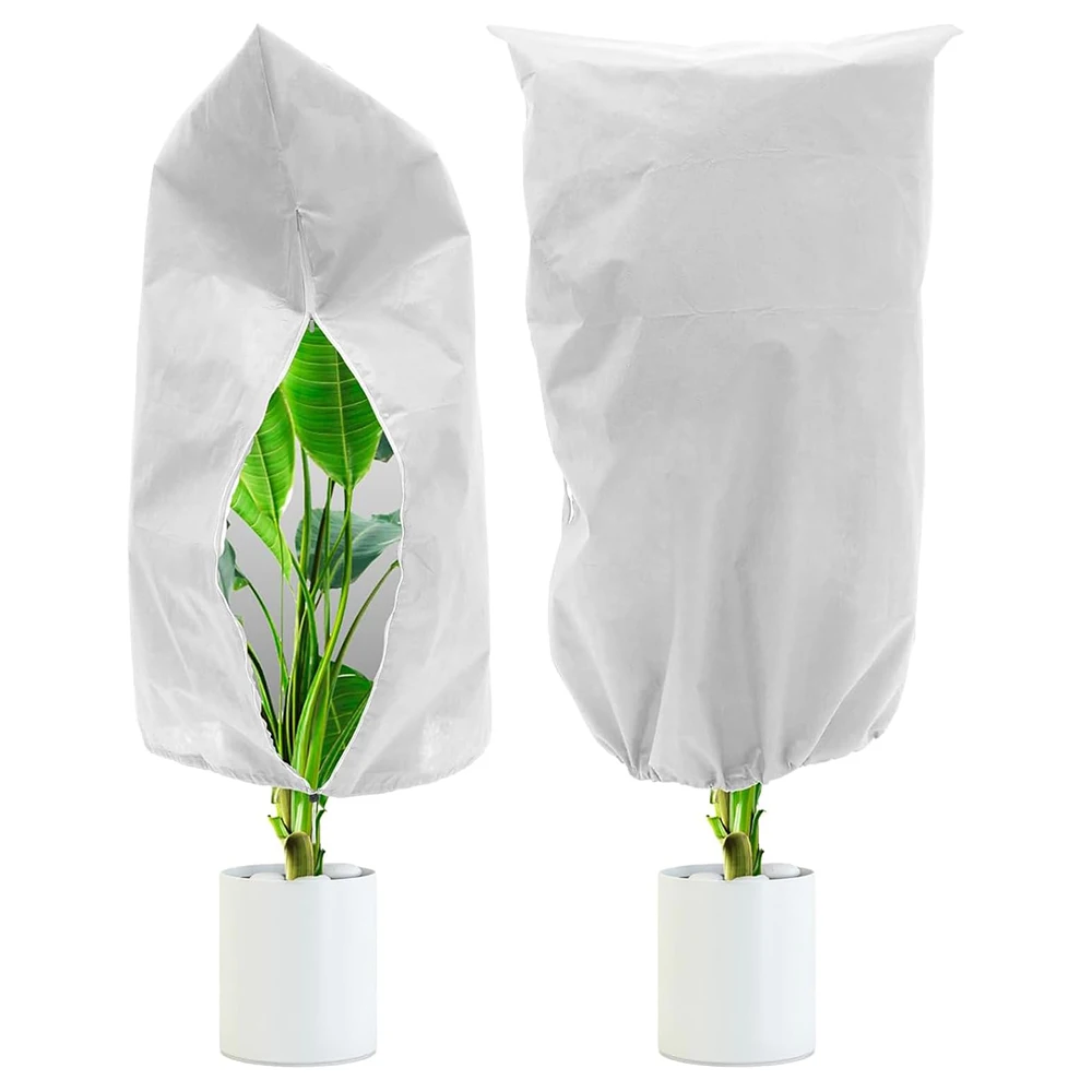 

Plant Covers Freeze Protection, 47.2''x39.4'' Reusable Plant Protector Bag for Outdoor Plants Shrubs Fruit Tree Potted