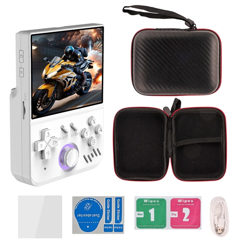 

AB53 R36 Мини-ручная игровая консоль в стиле ретро MY Mini 128 ГБ 3,5-дюймовый IPS-экран Игровая консоль Linux поддерживает 30+ симуляторов A