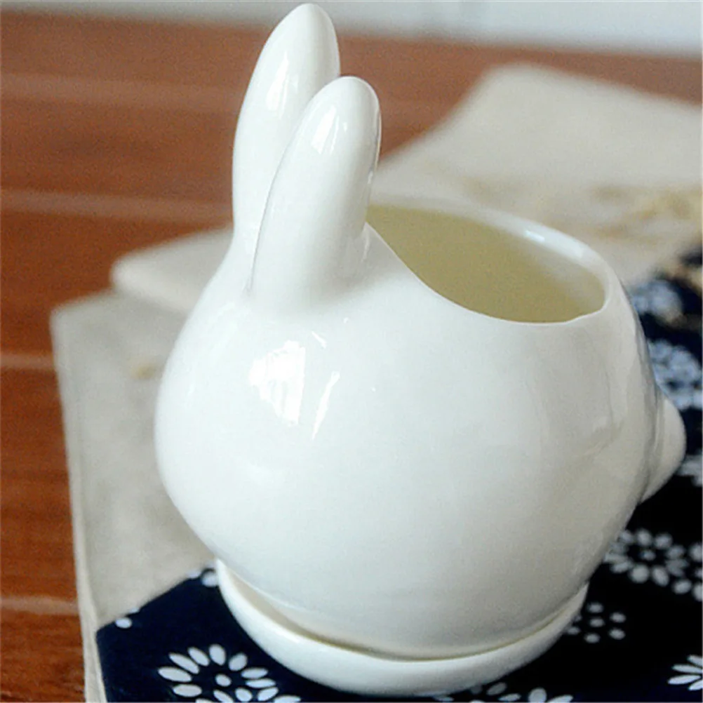 

Ceramic Small Plant Pot Creative Succulent Holder Drainage Hole for Home School Garden Mini Flowerpot Decoration