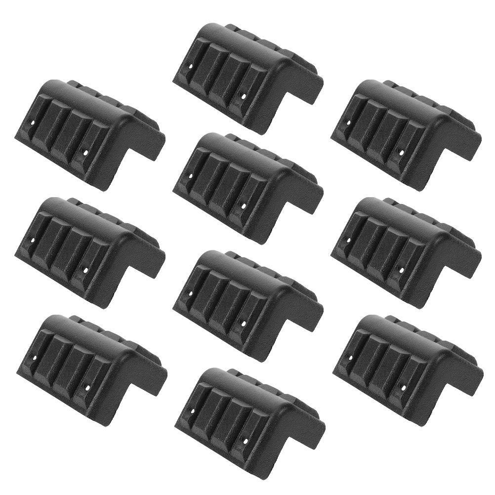 10 Pcs Speakers Audio Corner Protector Corners Protectors Frame Decor Hemming Decorative Black Edge