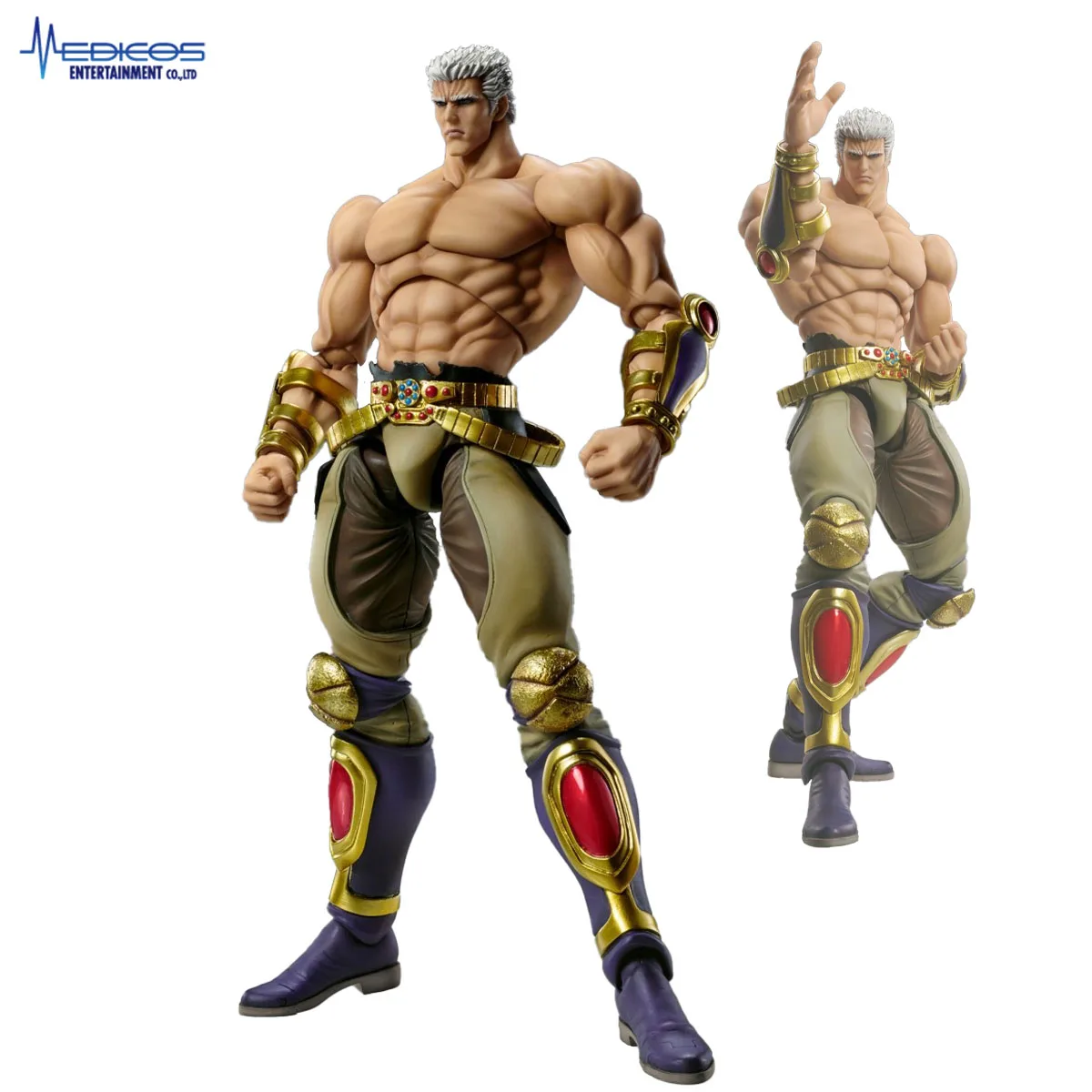 Original Medicos Entertainment Super Action Statue  Hokuto No Ken - Raoh Muso Tensei Ver Anime Figure Action Figure Model