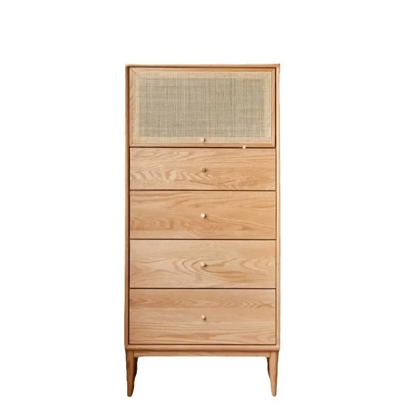 

Solid wood chest storage cabinet Nordic modern storage small apartment cabinet