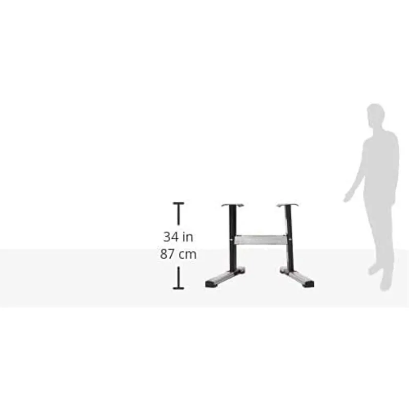 Haltère réglable sur support de poids