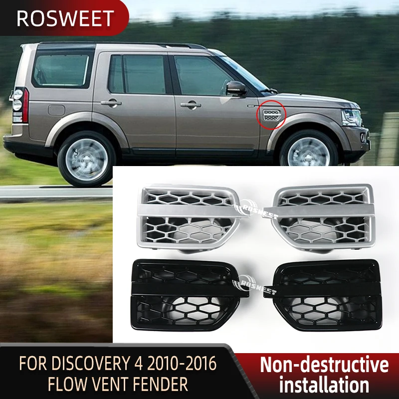 

Car Side Vent Cover Fit For Land Rover Disscovery 4 Accessories 2010 2011 2012 2013 2014 2015 2016 L319 Air Flow Vent Fender