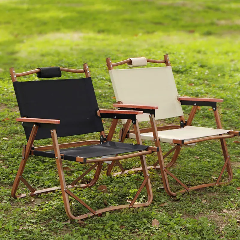 

New Product Recommended Folding Chair Outdoor Portable Aluminum Alloy Camping Backrest Armrest Leisure Chair Camping Chair Stool