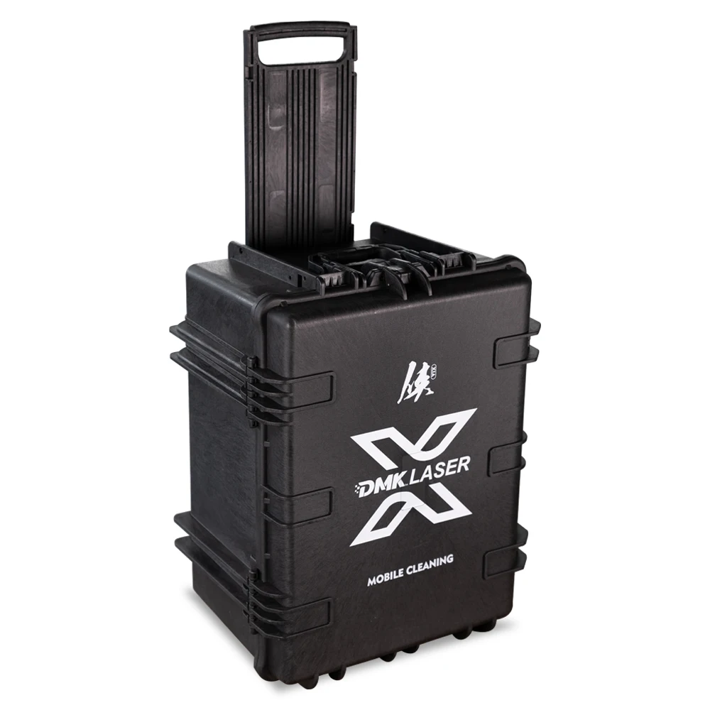 DMK Laser Cleaning Machine Backpack & Luggage Case Design Customizable Rust, Paint, Varnish & Wood Cleaning