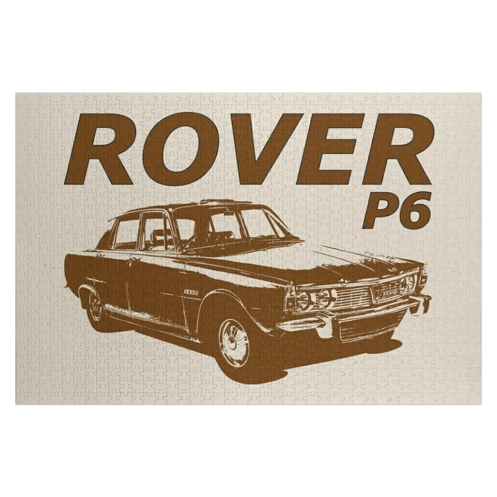 

Rover P6 Rover 2000 Rover 2200 3500 V8 Jigsaw Puzzle Personalized Child Gift Personalized Gift Ideas Wooden Boxes Puzzle