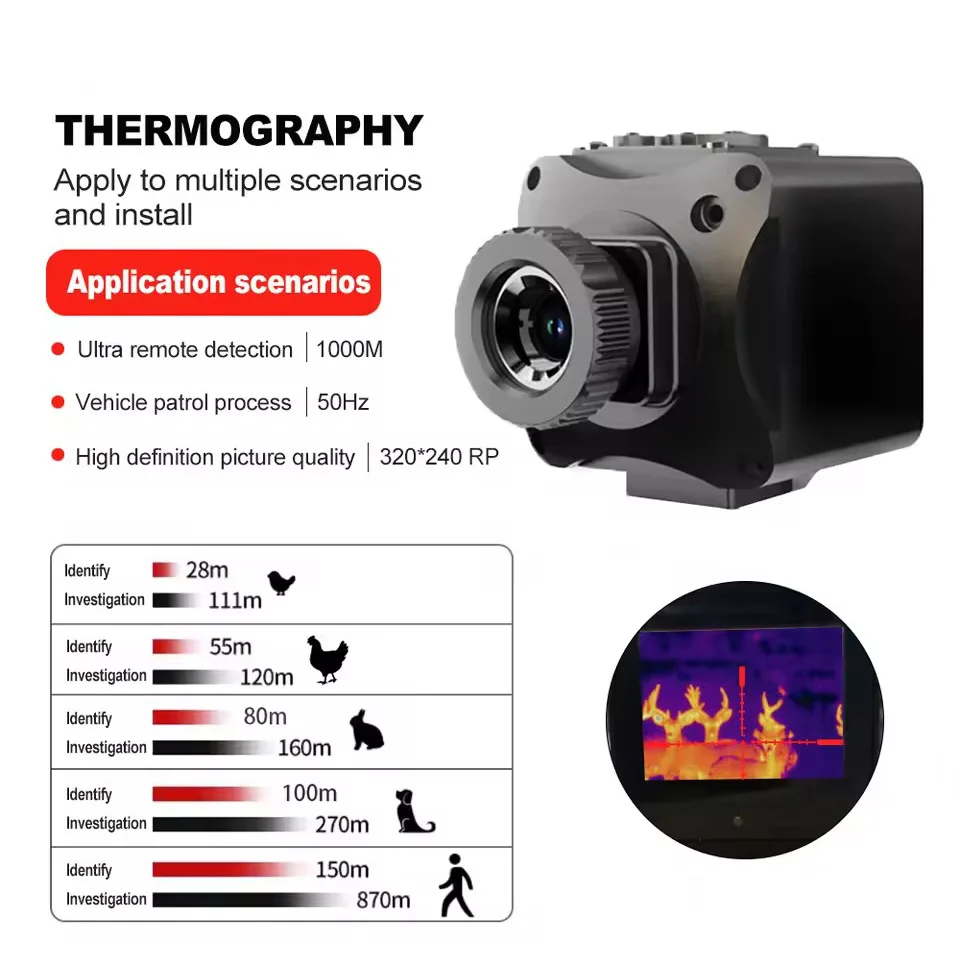 9.7MM 25MM Lenses 320 outdoor Infrared thermal imaging camera JS Nighthawk x2-Frigate