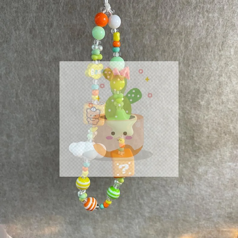 Catena versatile per telefono cellulare a colori da dessert adatta per la corda per appendere la custodia del telefono con fotocamera CCD