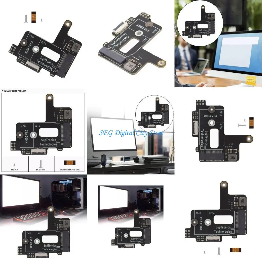 

U75B Power Packed Performances PCIe to NVMe Top Adapters for 5