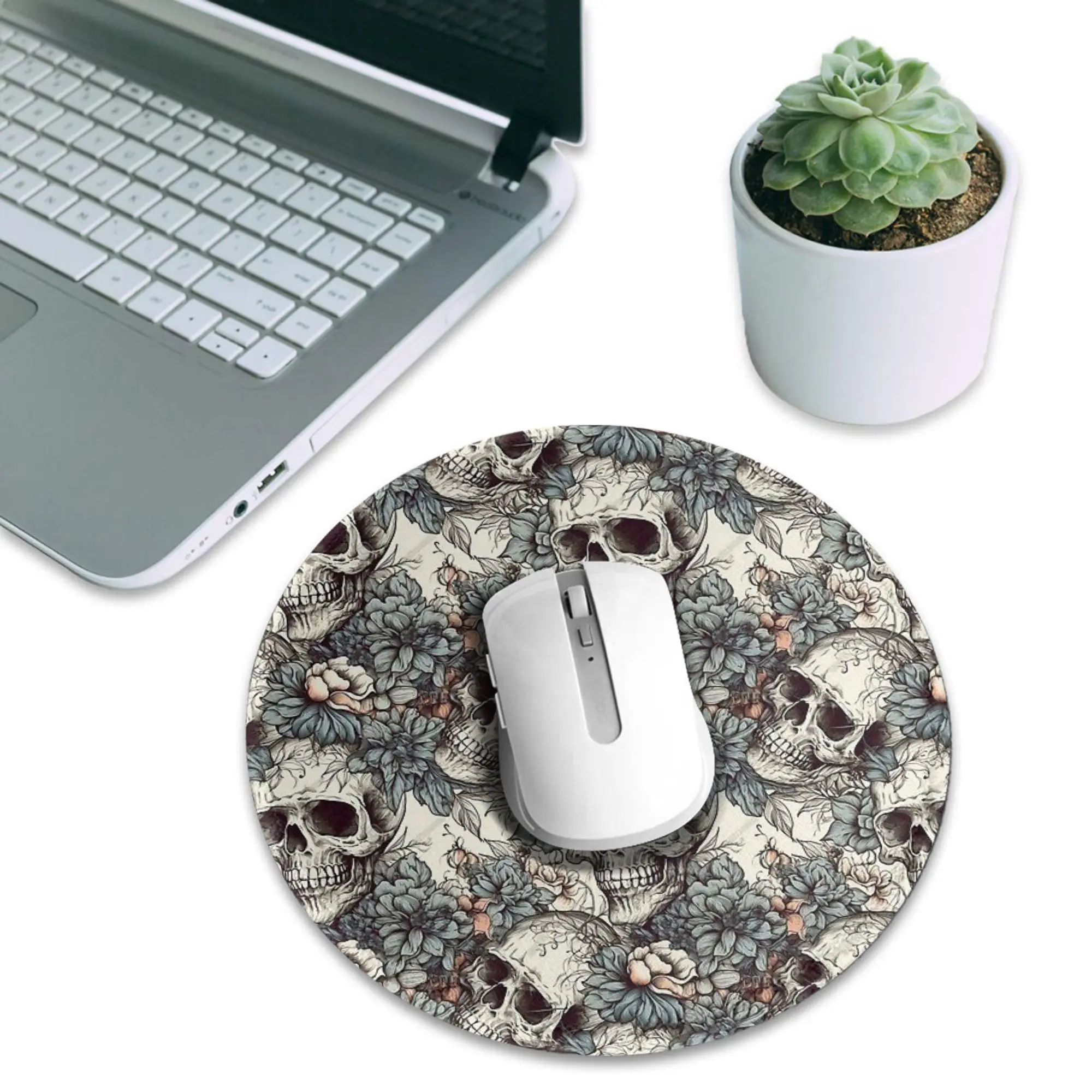 Sugar Skull Pattern Mouse Pad Computer Keyboard Mouse Mat Gamer PC Laptop Desk Mat Office Accessories Table Mats