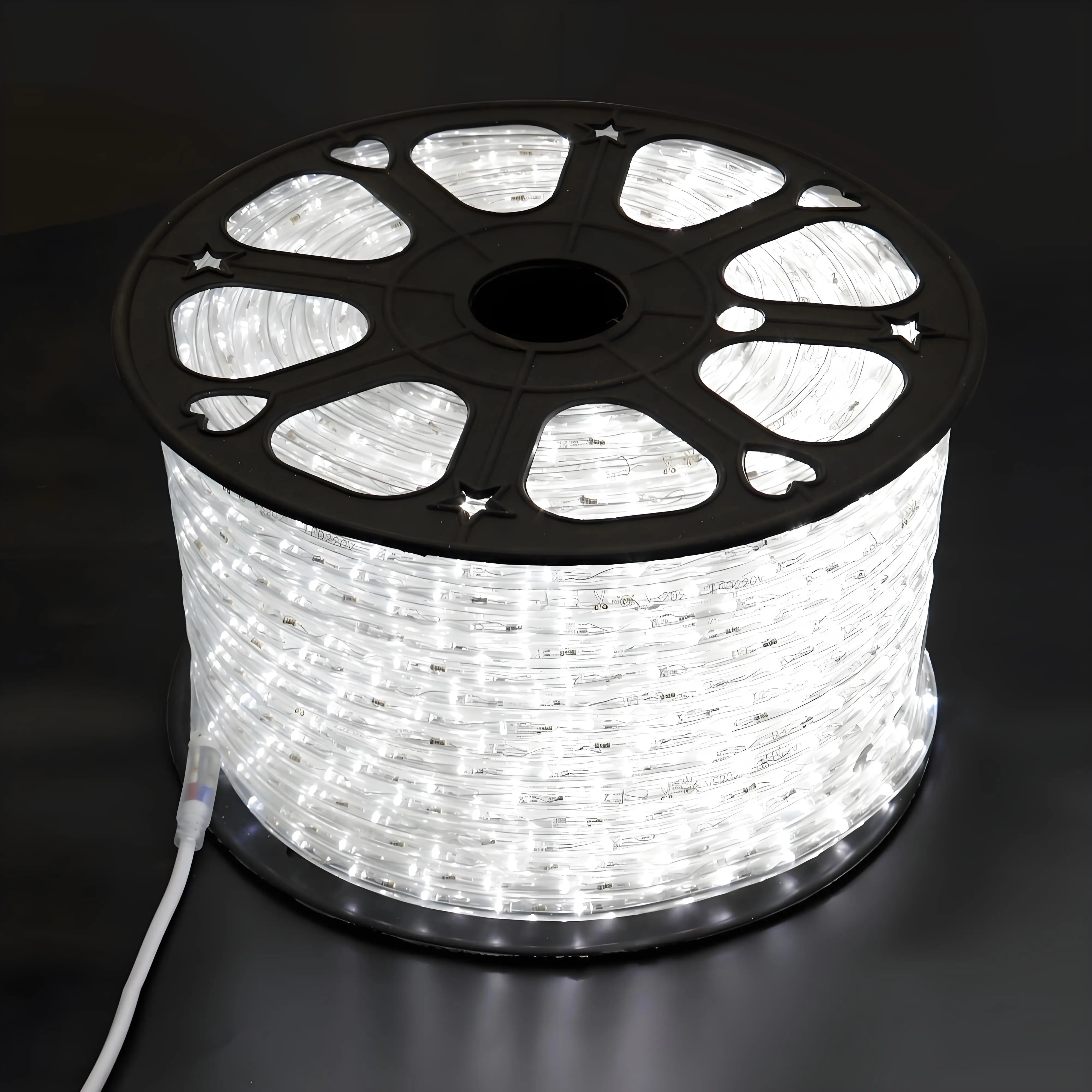 Wholesale IP65 Waterproof LED Neon Rope Light Strip Custom DIY Cuttable Indoor/Outdoor Holiday Decoration White Color