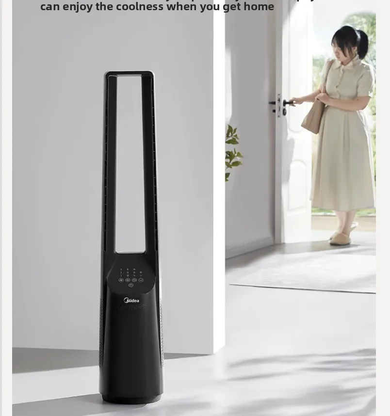 

Бесшумный напольный вентилятор Midea 220В с инвертором постоянного тока, умным голосовым управлением и функцией охлаждения для дома и гостиной (HAW)