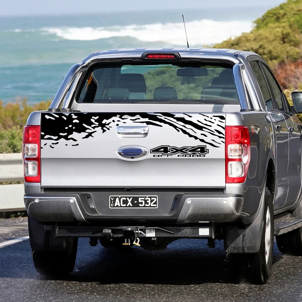 

Tail Trunk Car Stickers Auto DIY Vinyl Film Trim Decals Automobiles Tuning Accessories For Ford Ranger Off-road Universal Pickup