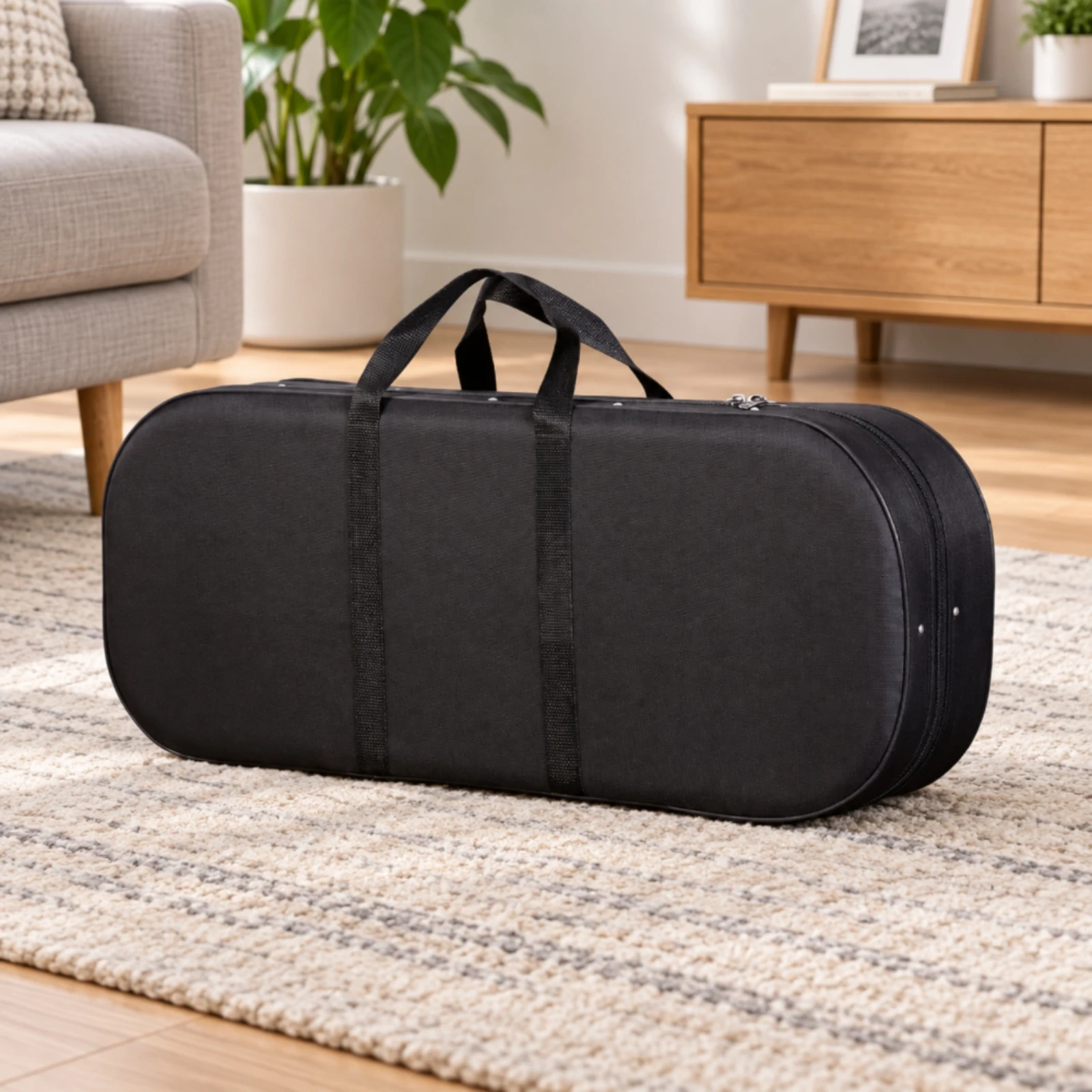 Liuqin Case Adjustable Padded Liuqin Carrying Case Sturdy for Music Students, Everyday Travel, Rehearsals