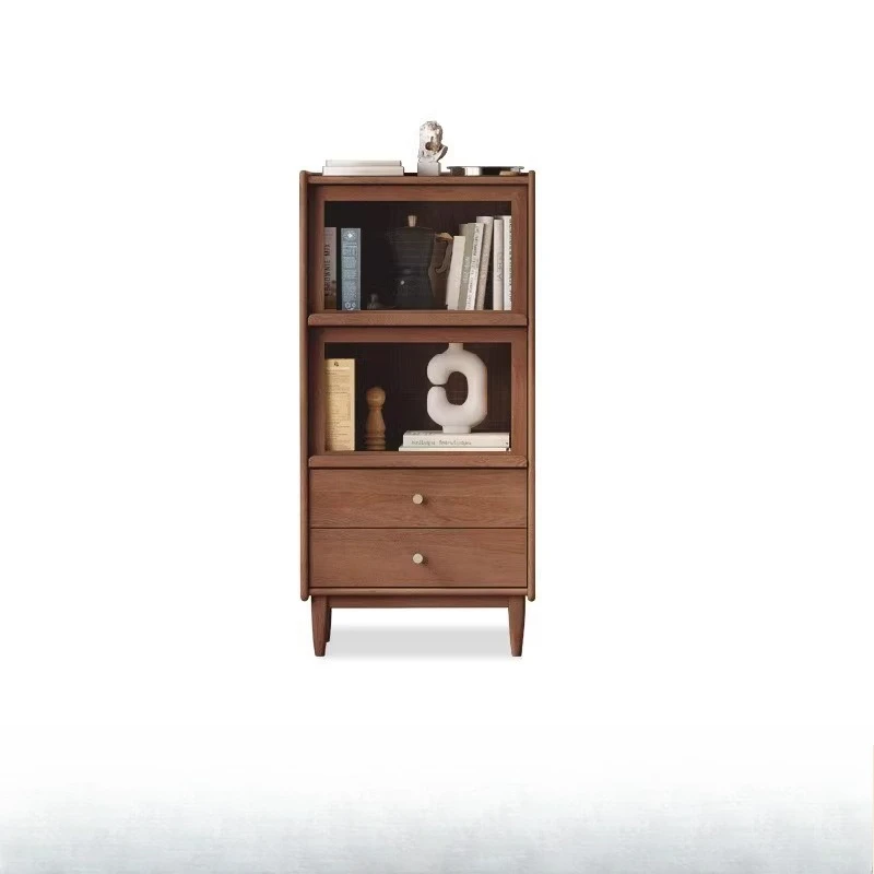 

Solid wood sofa side cabinet, locker display cabinet, modern simplicity