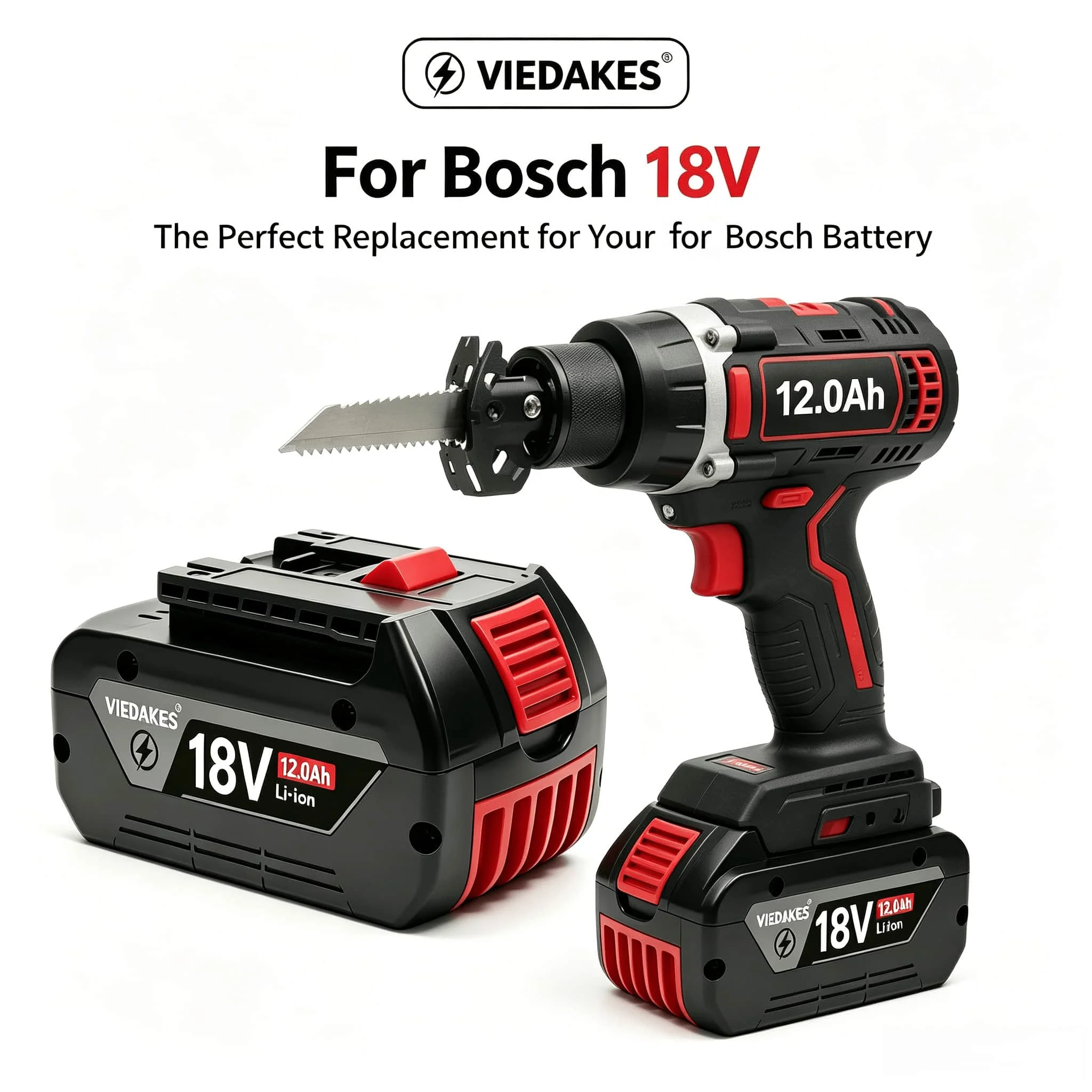 

For Bosch Battery 18V 8.0Ah 12.0Ah ProCORE18V Suit GDR18V GBH18V Powerful Working Battery Pack аккумулятор для дрели бош 18в