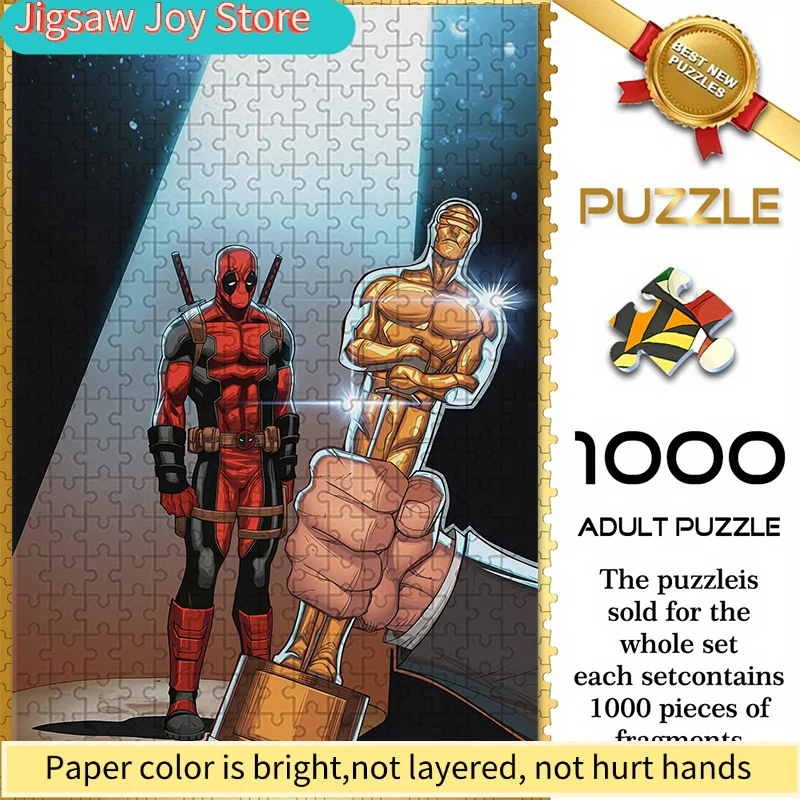 

Бесшовная тематическая головоломка по мотивам Marvel's Deadpool W26.1.8-90, изображающая креативную сцену, где Дэдпул получает награду. Этот Дур...