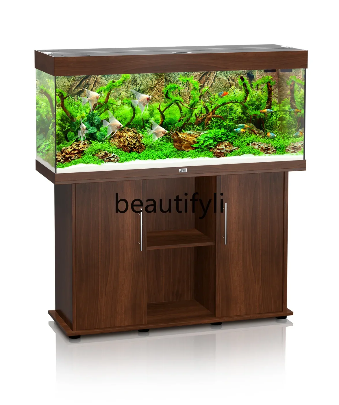 

S1S Black Diamond Fish Tank 1.2 meters Rio 240 Floor to Floor with Cabinet Silent Modern Fish Tank Aquarium