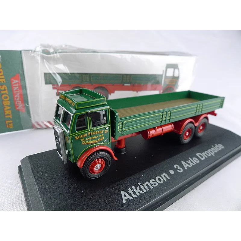 

Diecast OXFORD 1:76 Scale Atkinson 3 Axle Dropside Pickup Container Alloy Car Model Collectible Toy Gift Souvenir Display
