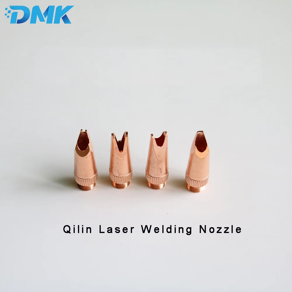 QiLin Laser Welding Nozzle H25 M10 H35 M16 H63 Feed Wire Copper Anti-splash Nozzles For BWT20 DWT20 BWT30 Laser Weld Gun Head