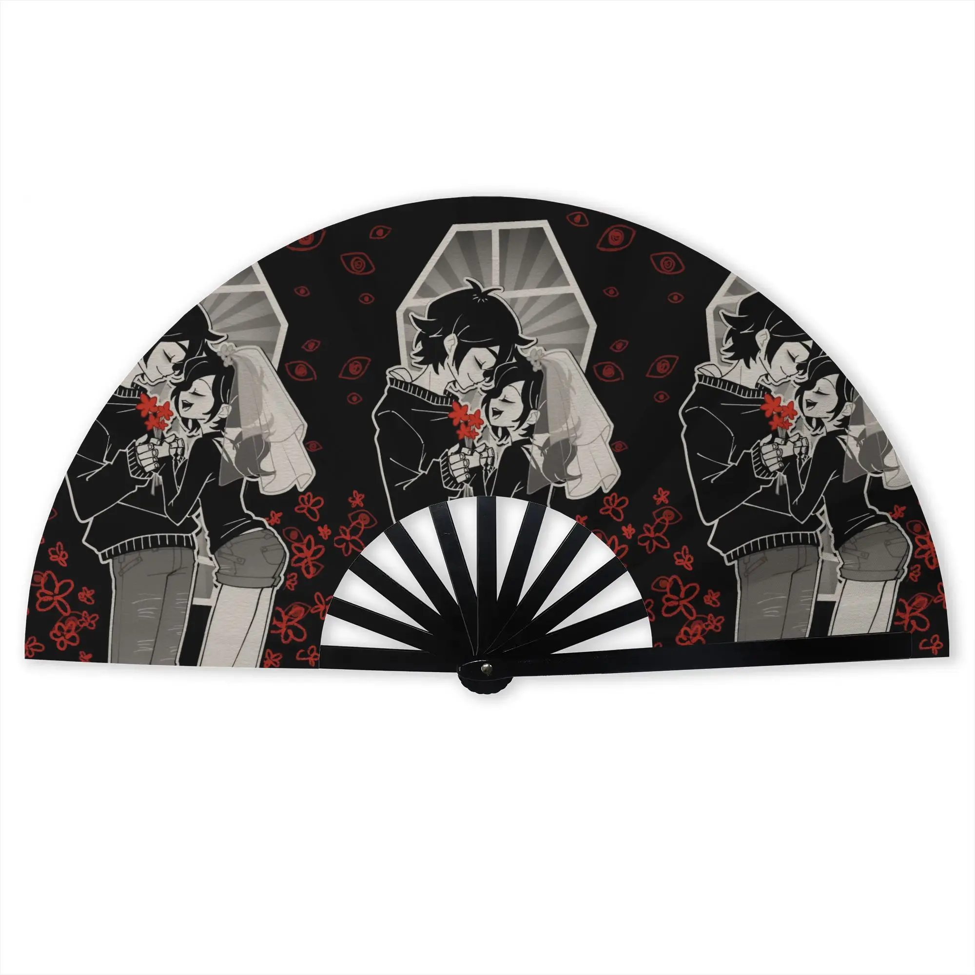 Personalised Anime A-Andys L-Leyleys Love Hand Fan Gift Event Souvenir Cartoon Durable Folding Fans Creative Bulk Pack Fan