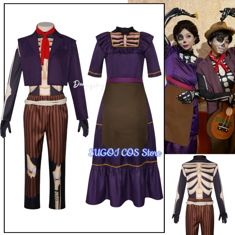 

Anime Hector Rivera Cosplay Costume Mama Imelda Cosplay Outfits Man Woman Carnival Coco Family Party Fancy Play Clothing