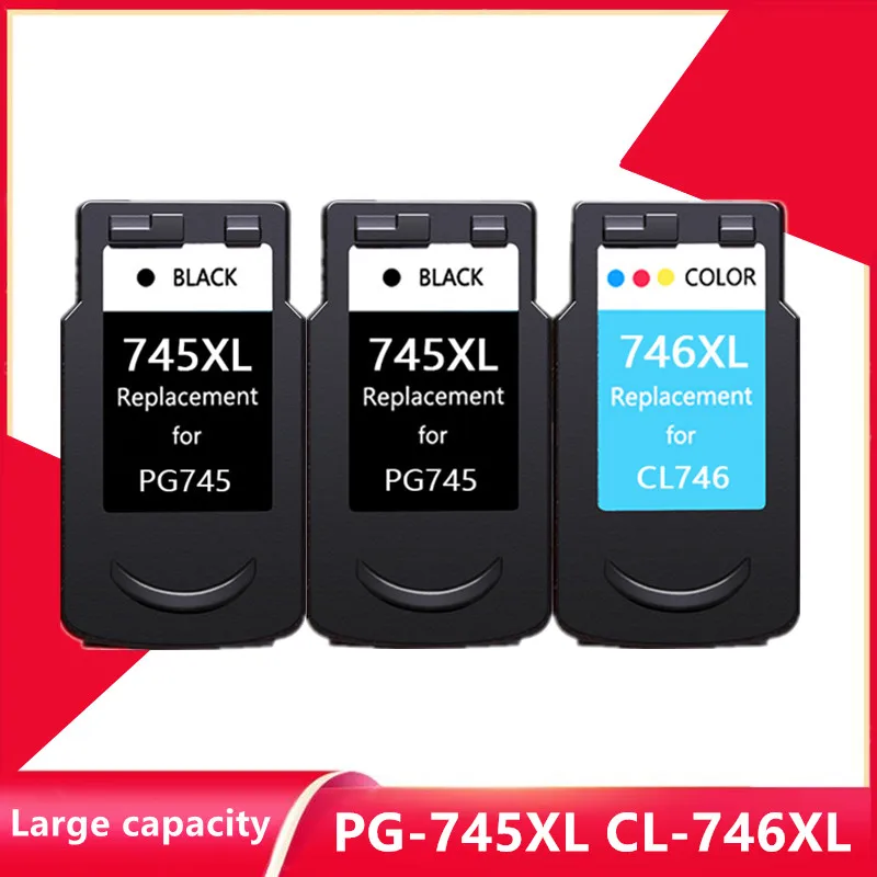 745XL 746XL PG745 CL746 for canon ink cartridge PG 745 CL 746 XL for Pixma MG2470 MG2570 MG2970 IP2870 IP2872 Printer