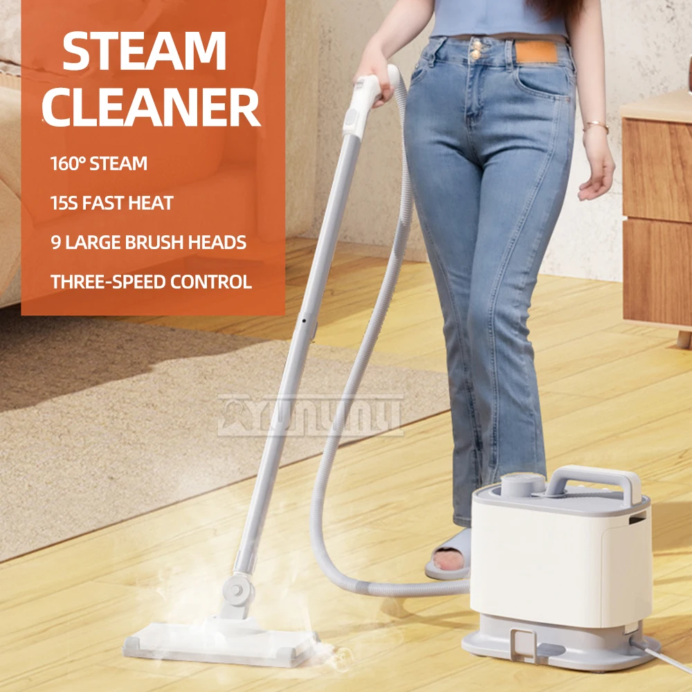 

1400W High Temperature Steam Cleaner Multifunction Steam Cleaner Handheld Steam Mop Washing Tools for Home