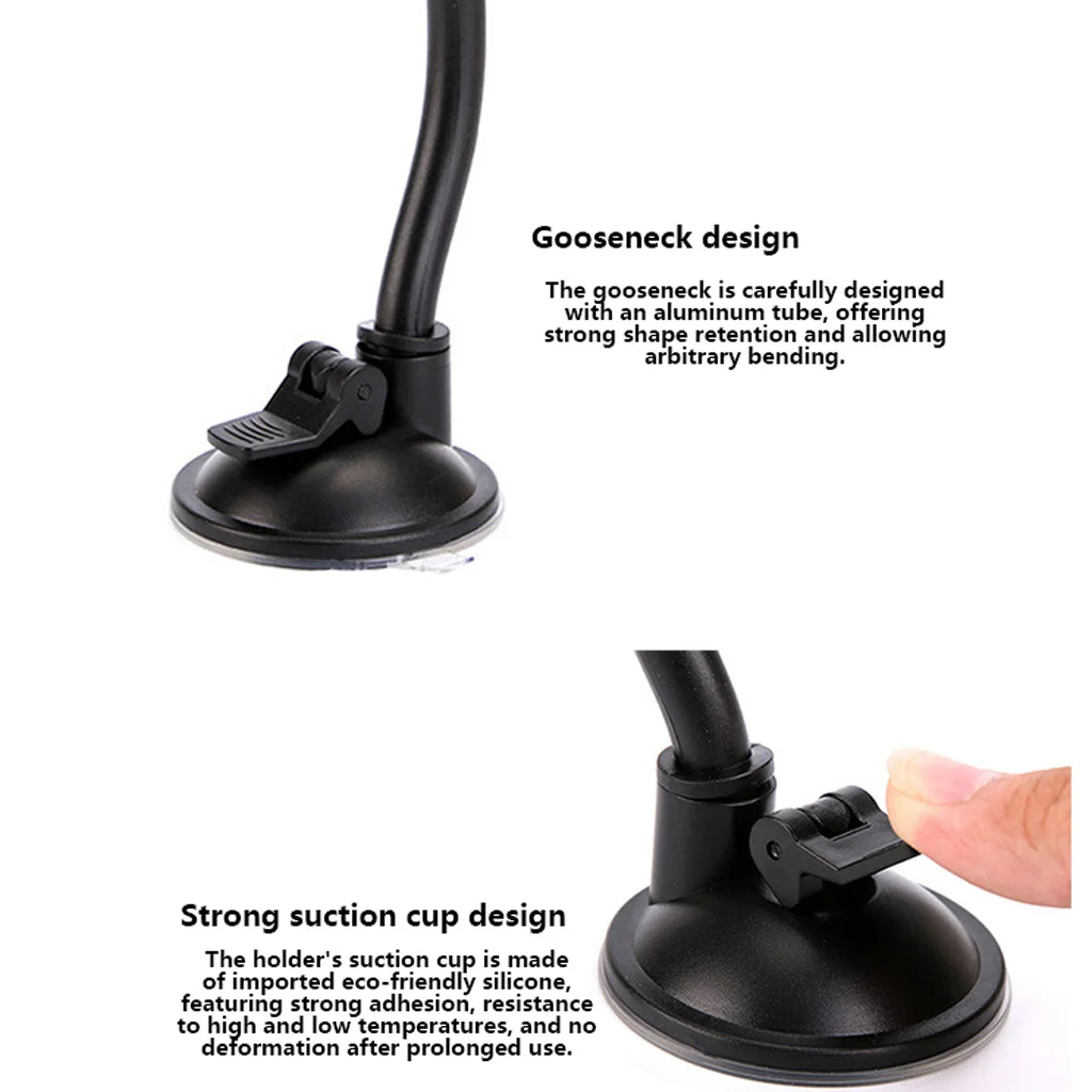 360-Grad-drehbarer Auto-Handyhalter mit Saugnapf, universeller Handyhalter, stoßfester GPS-Clip, Smartphone-Ständer, Autowerkzeug – Detail 29