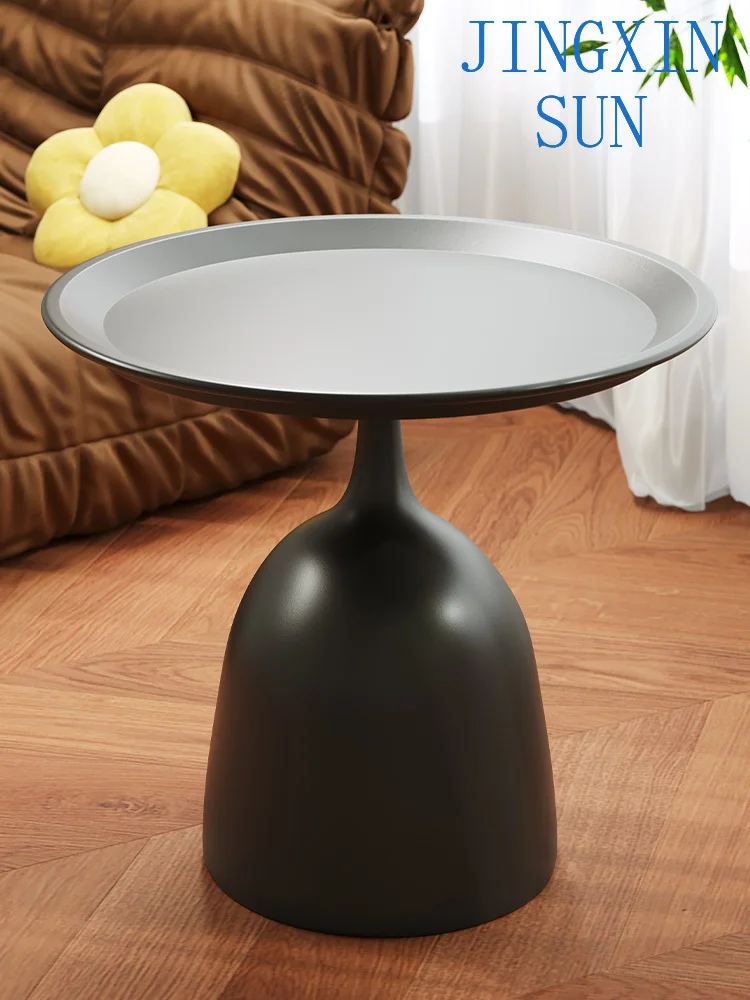 Nordic small coffee table living room home small round table simple corner mini balcony small tea table
