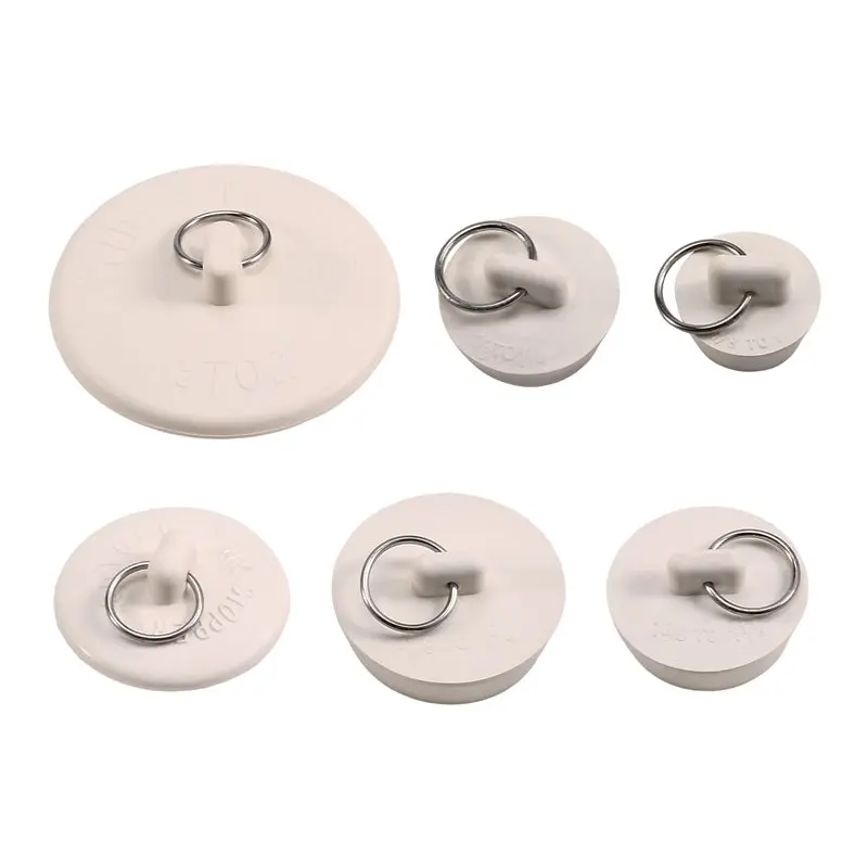 

【HAPPY】Универсальная заглушка для слива в полу, 6 шт., без запаха, защита от запаха, для ванной и кухни, герметичная заглушка для раковины