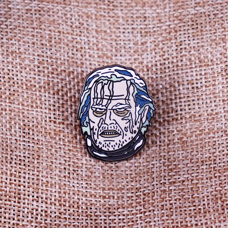 Halloween Horror Movie Ghost Horror Pin Badges Brooch Cute Anime Metal Lapel Pins for Backpacks Brooches Jewelry Accessories