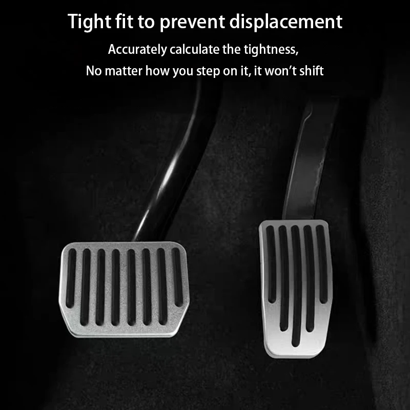 ل تسلا نموذج Y العرعر 2025 ترقية منصات دواسة القدم عدم الانزلاق مسرع الفرامل الراحة الأداء الحصير الألومنيوم الملحقات