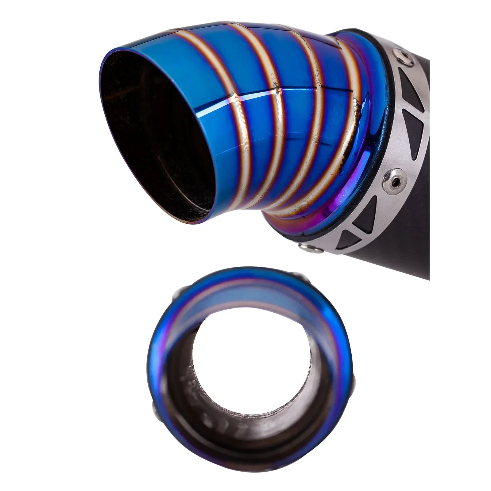

51/53mm Universal Carbon Fiber Motorcycle Sc Exhaust Muffler Pipe For NINJA250-650 Z800-1000 R1 DUKE390 S1000RR GSXR ETC Modify