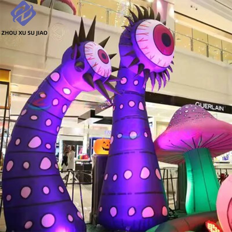 

Lightweight inflatable eye decorations, Halloween, aliens, personalized inflatable balloons with LED lights, for outdoor decorat