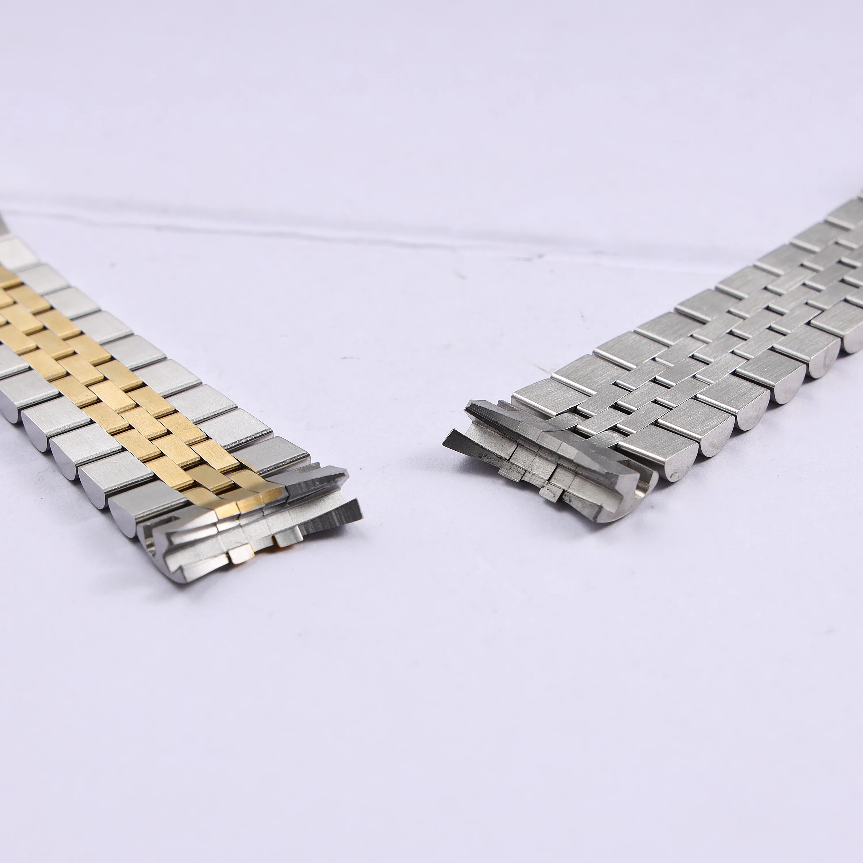 20mm silver gold solid stainless steel watchband for Rolex Oyster Perpetual Date Men Women Wrist Bracelet Metal Watch Strap