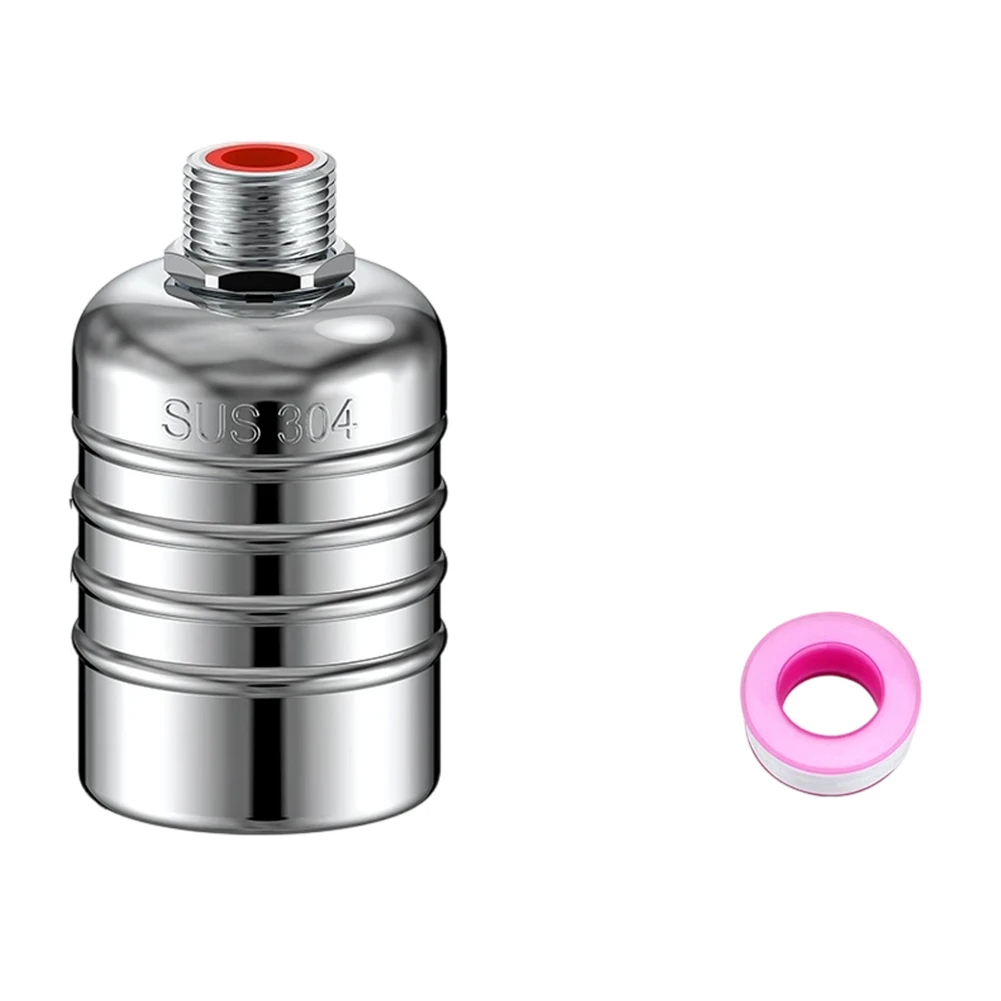 Float Valve with Adapter for Tanks Aquariums Ponds Swimming Pools Distillers and Livestock Troughs 304 Stainless Steel