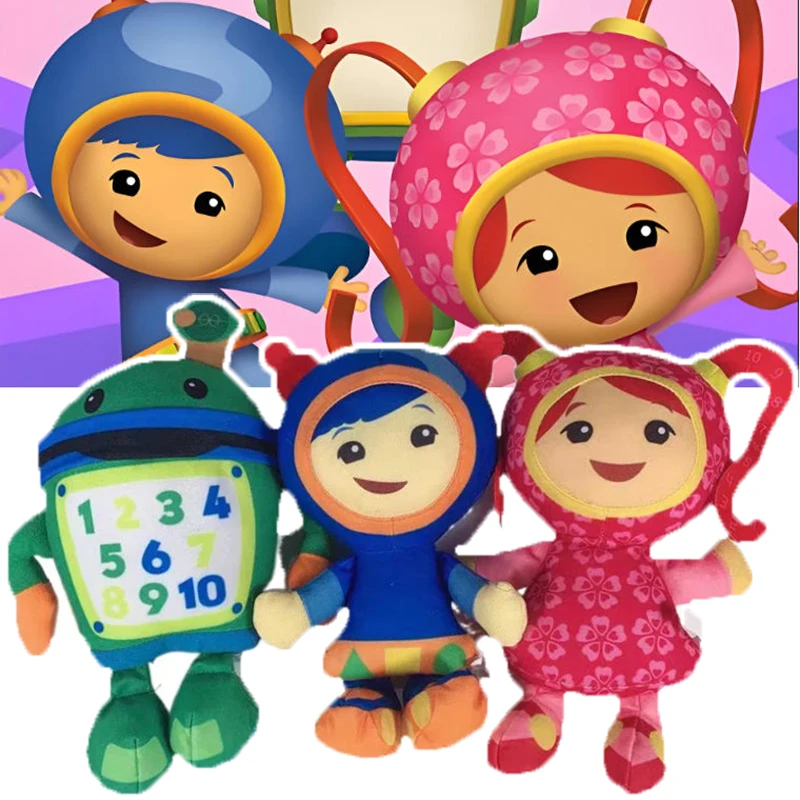 

22 см аниме команда Umizoomi плюшевые игрушки семейные мягкие куклы мультфильм украшения дома плюшевая подушка подарок на день рождения и Рождество