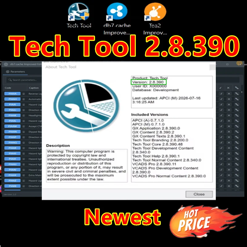 2026 Newest PTT Premium Tech Tool 2.8.380+ Dev2tool+ APCI 0.7.1.0 Development Mode & De With Installation And Activation Service