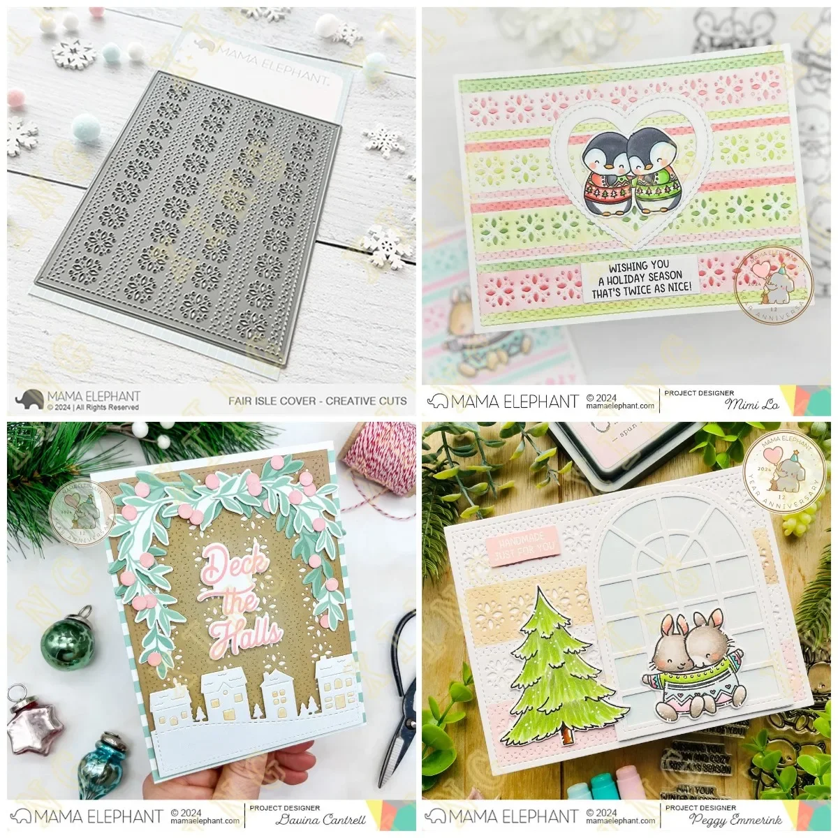 

Merry Christmas Fair Isle Cover Metal Cutting Dies For DIY Scrapbooking Photo Cutting Die Paper Cards Embossing Decorative Craft