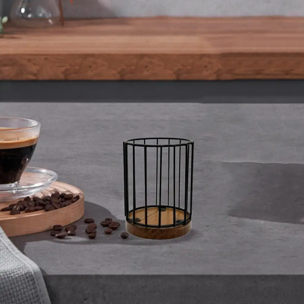 Pemegang Filter kopi keranjang penyimpanan pasta gigi untuk meja dapur kantor