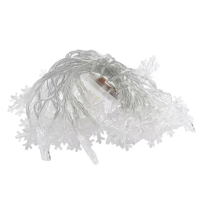 1.5/3/6m Snowflake LED String Lights Fairy Lights LED Lights Battery/USB Powered Garland New Year's Christmas Decorations