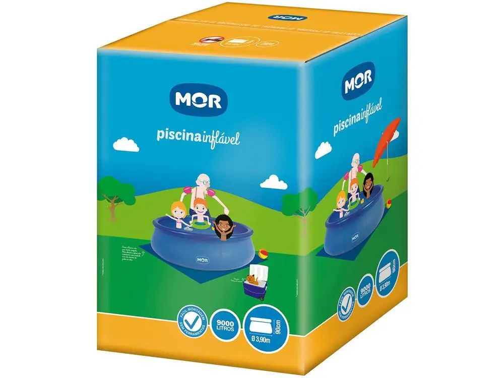 حوض سباحة مستدير Mor pحمام سباحة ، ولتر