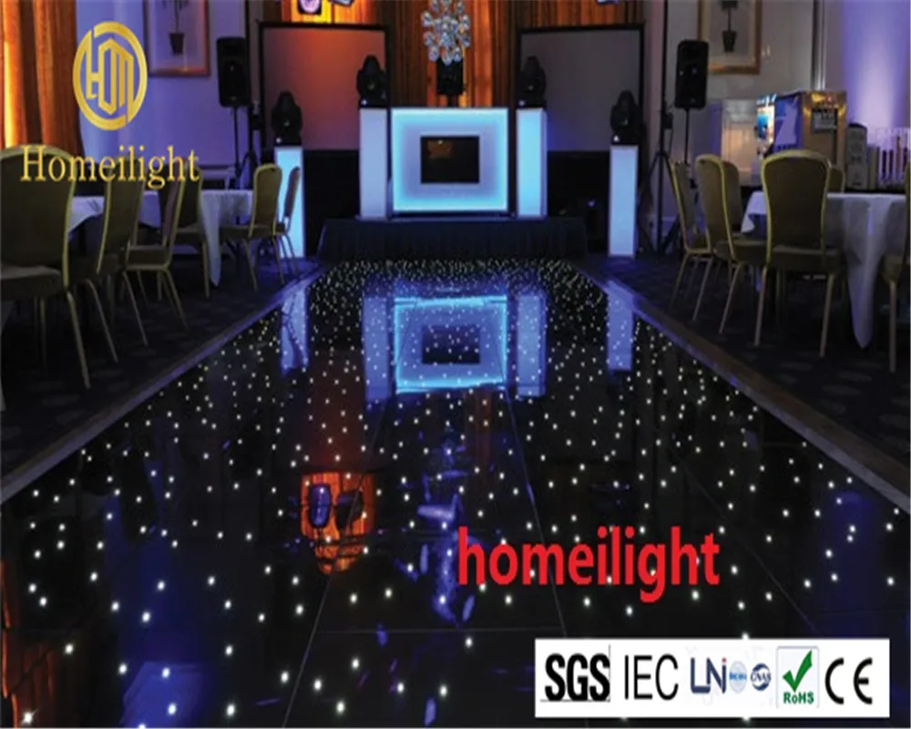 Most Popular 14*14FT LED Dance Floor Panels For Wedding DJ Bar Party Twinkling Light Dance Floor Tile