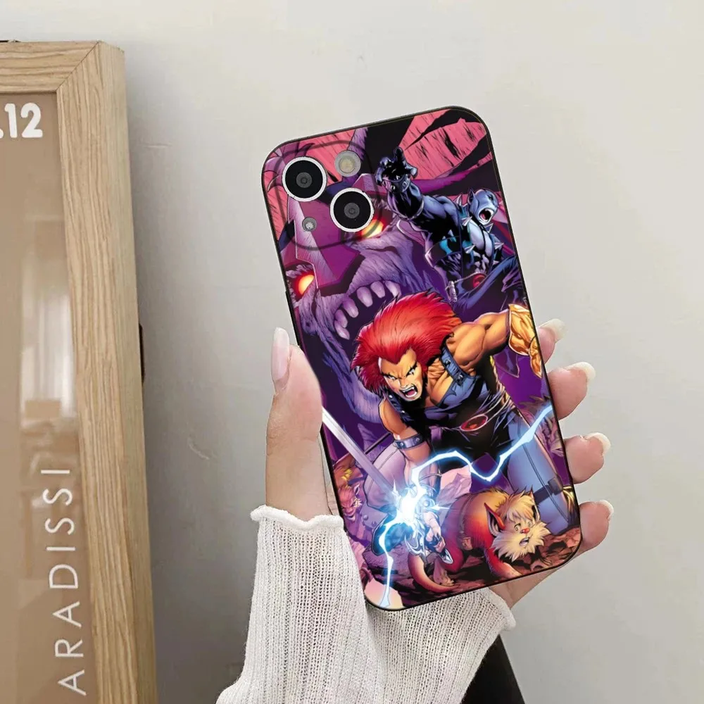 T-ThunderCats CARTOON Phone Case For iPhone 15,14,13,12,11 Plus,Pro,Max,XR,XS,X,7,8 Plus,SE,Mini Silicone Soft