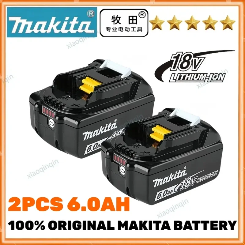 

3C certified 100% original Makita 18V 6.0Ah li-ion battery for Makita 18V professional drill impact tool BL1830B BL1850B BL1860B