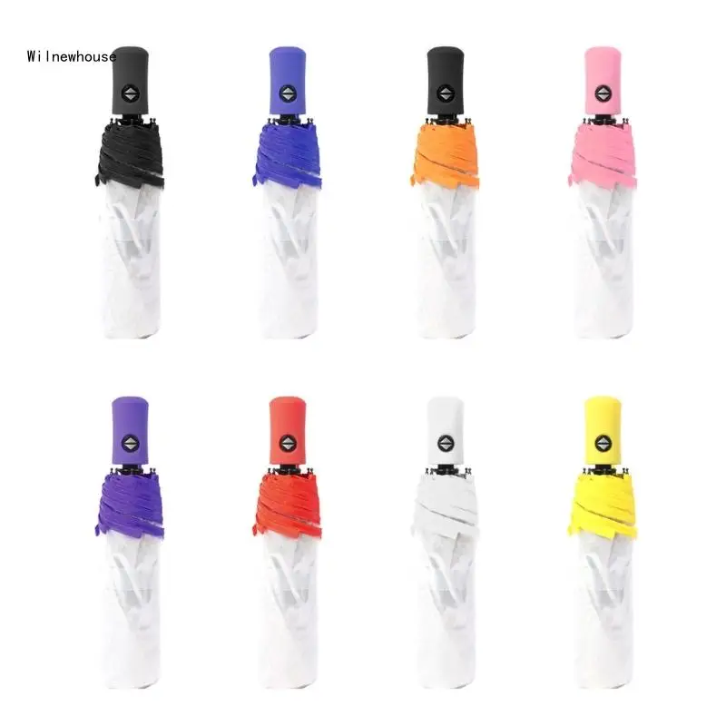 

Automatic Transparent Portable Kids Adult Travel Folding Umbrella Compact Auto Dropship